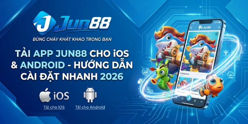 Tải App 1 Tải App Jun88 Cho iOS & Android - Hướng Dẫn Cài Đặt Nhanh 2026